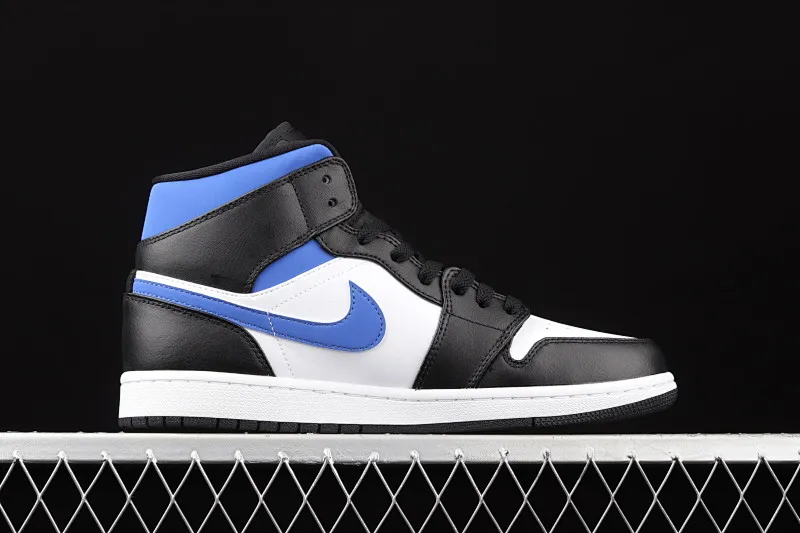 All categories Air Jordan Jordan series basketball shoes Air Jordan 1 Mid G version pure original Air Jordan 1 Mid AJ1 Joe 1 Royal Blue China basketball shoes 554724-140